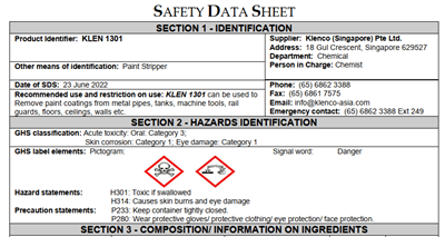 MSDS là gì? Tại sao hóa chất phải cần MSDS